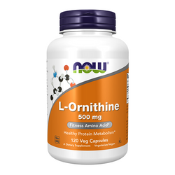 NOW FOODS L-Ornithine 500mg 120 vcaps