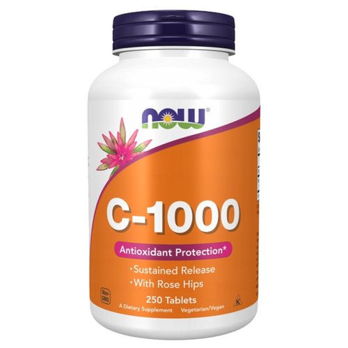 NOW FOODS Vitamin C 1000mg with Bioflavonoids and Wild Rose 250 tabs