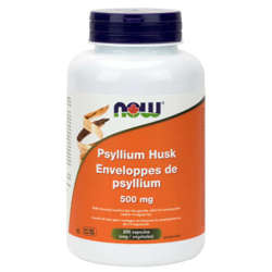 NOW FOODS Psyllium Husk Enveloppes de Psyllium 500 mg 500 caps