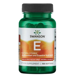 SWANSON Witamina E Naturalna 200IU 100 caps
