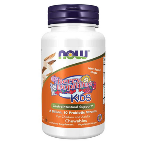 NOW FOODS BerryDophilus Kids - Probiotic for children 120 tablets