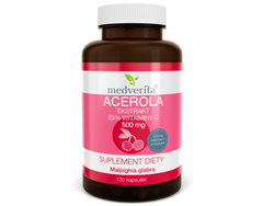 MEDVERITA Acerola 25% ekstrakt 500mg 120 caps