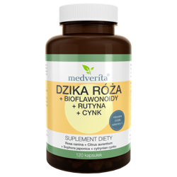 MEDVERITA Wild Rose + Rutin 120 capsules
