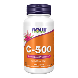 NOW FOODS Vitamin C with Rosehip 500 mg C-500 100 tab