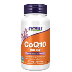 NOW FOODS Coenzyme Q10 100 mg + Hawthorn 400 mg 90 caps