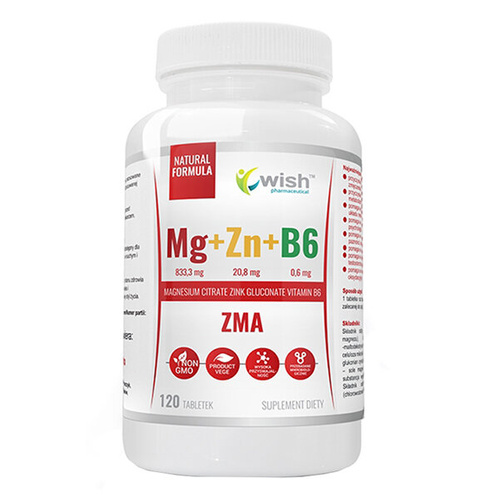 WISH Mg+Zn+Vit B6 120 tab