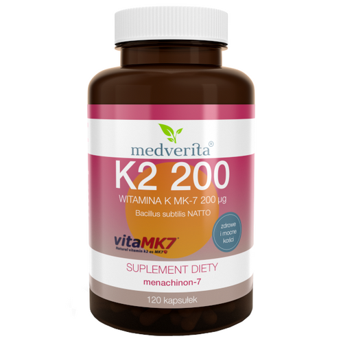 MEDVERITA Vitamin K VitaMK7 200 mcg 120 caps