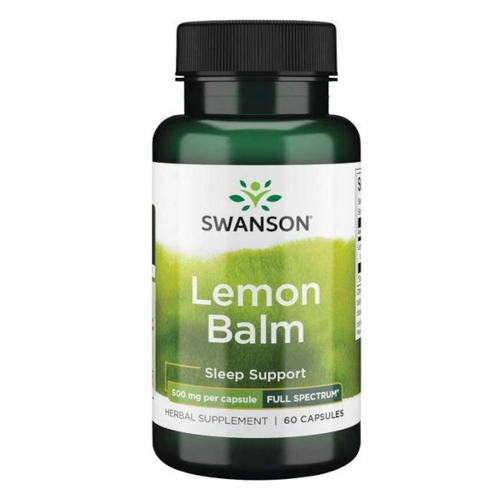 SWANSON FS Lemon Balm 500mg 60 kaps