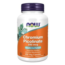 NOW FOODS Chromium Picolinate - Chromium Picolinate 200mcg 250 vkaps