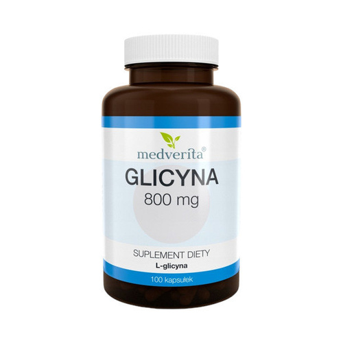 MEDVERITA Glycine 800 mg L-glycine Amino acid 100 caps