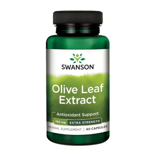 SWANSON Olive Leaf Extract - Liść Oliwny 750 mg 60 kaps