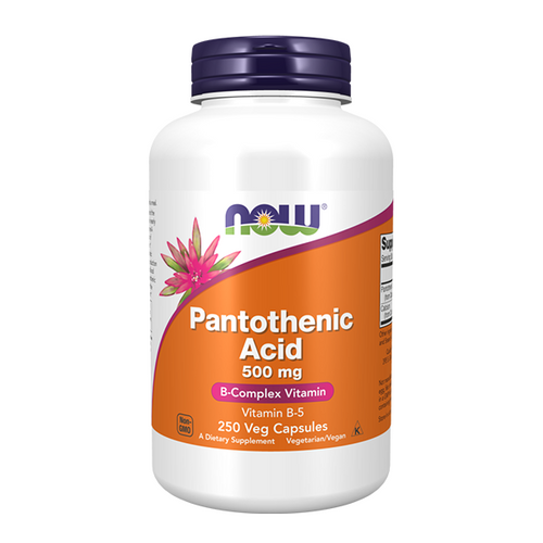 NOW FOODS Pantothenic Acid Pantothenic Acid 500mg 250 caps