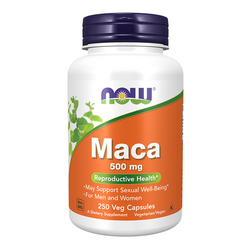 NOW FOODS Maca 500mg 250 vcaps