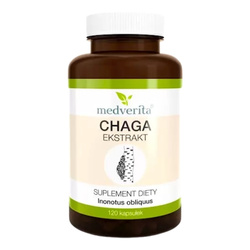 MEDVERITA CHAGA Extract 400mg 120 caps