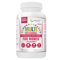 WISH Multivitamin for Women Complex + Prebiotic 120 caps