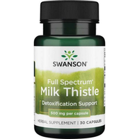 SWANSON FS Milk Thistle 500mg 30 caps
