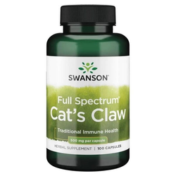 SWANSON Cat's Claw 500mg 100 caps