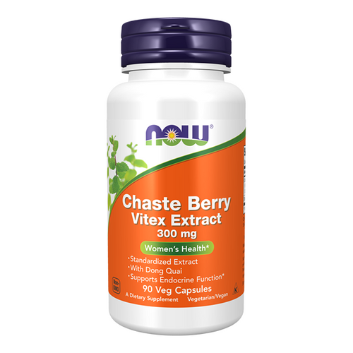 NOW FOODS Chaste Berry Vitex Extract 300mg 90 vcaps