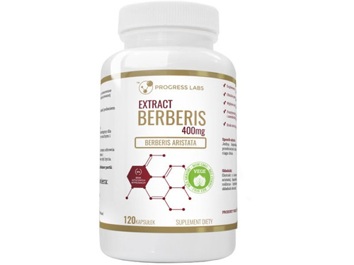 PROGRESS LABS Berberis Extract 5:1 400mg Produkt Vege 120 caps