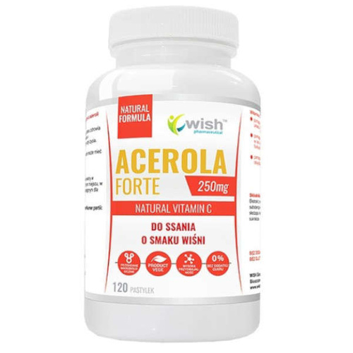 WISH Acerola Forte Suction 250 mg 120 tabs