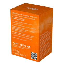 XUCKER Erythritol Sweetener Light Sticks 50 x 5g