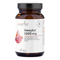 AURA HERBALS Inositol 1100mg Myo-Inositol 60 caps