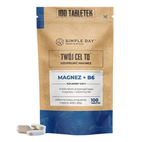 YOUR GOAL IS Magnesium Citrate + Vitamin B6 Fatigue Cramps 100 tabs