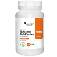 ALINESS Natural BetaKaroten 14mg 100 tabs. VEGE