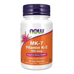 NOW FOODS Vitamin K2 MK-7 100mcg 60 vcaps