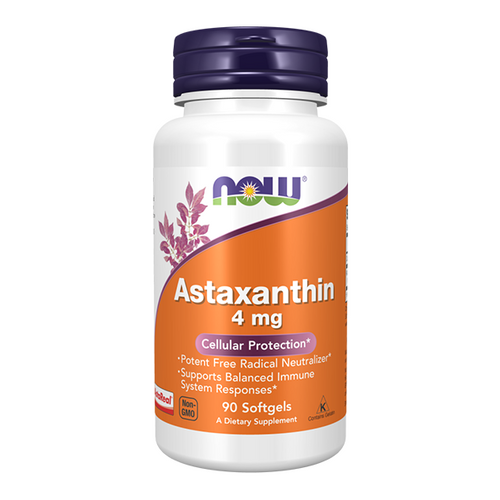 NOW FOODS Astaksantyna (Astaxanthin) 4mg 90 caps