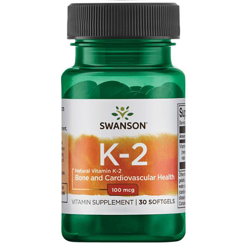 SWANSON Vitamin K2 Natural 100 mcg 30 caps