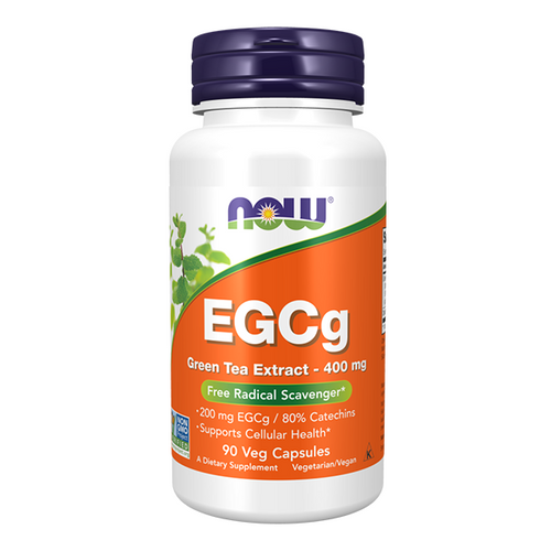 NOW FOODS EGCg Green Tea Extract - Zielona Herbata Ekstrakt 400mg 90 vcaps