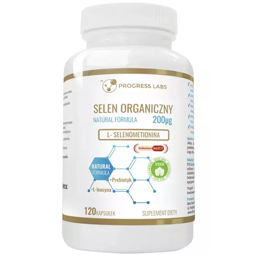 PROGRESS LABS Organic selenium 200mcg 120 caps