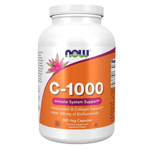 NOW FOODS Vitamin C 1000 500 vkaps