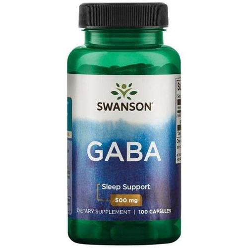 SWANSON GABA 500mg 100 caps