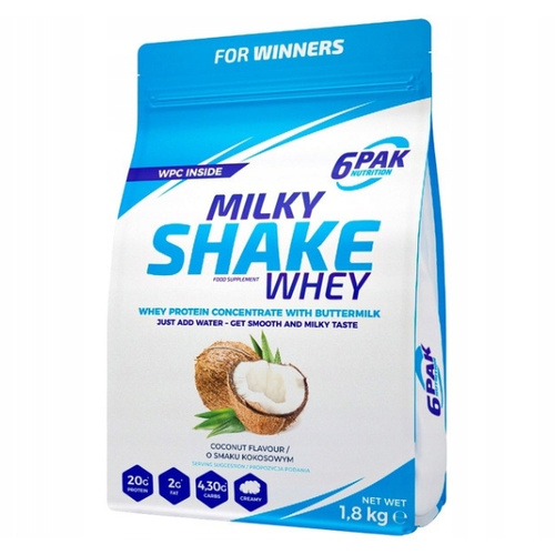 6PAK Milky Shake Whey 1800 g