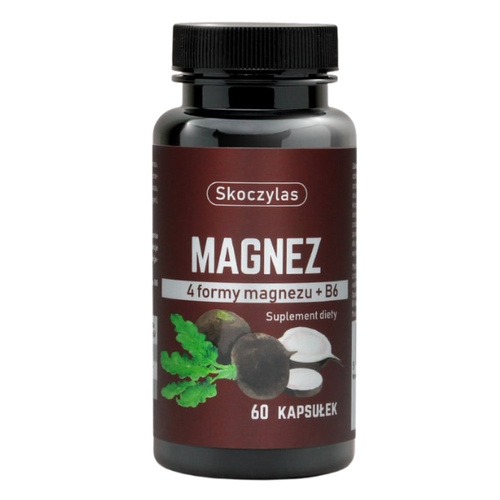 SKOCZYLAS Magnesium 4 Forms of Magnesium + B6 Black Radish 60 caps