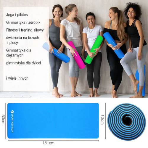 SPORTASTISCH Yoga mat 181x63x0.6cm