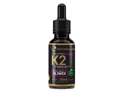 PROGRESS LABS Natural Vitamin K2 MK-7 Forte 30ml in drops