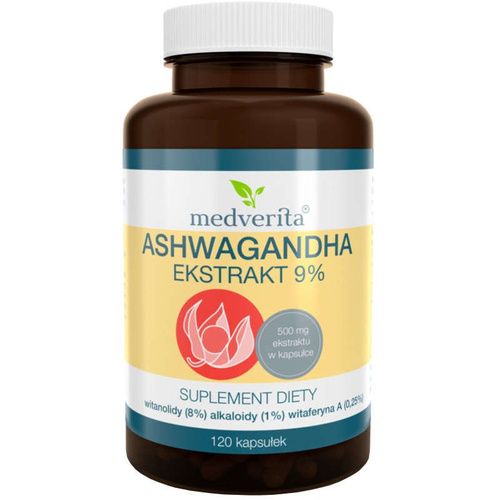 MEDVERITA Ashwagandha Extrakt 9% 120 caps