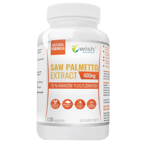 WISH Palma Sabałowa Saw Palmetto 600mg 120 caps