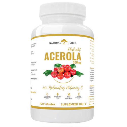 NATURAL HERBS Acerola Forte 500 mg 120 caps