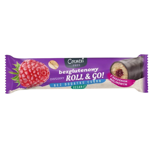 CORNEXI ROLL & GO Oat Bar with Raspberry Filling Gluten Free 30 g