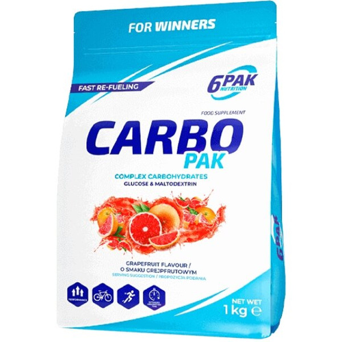 6PAK Carbo Pak 1000 g