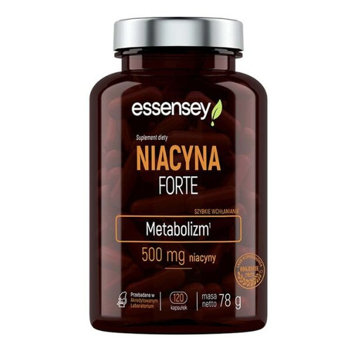 ESSENSEY Niacyna Forte 500 mg 120 kaps