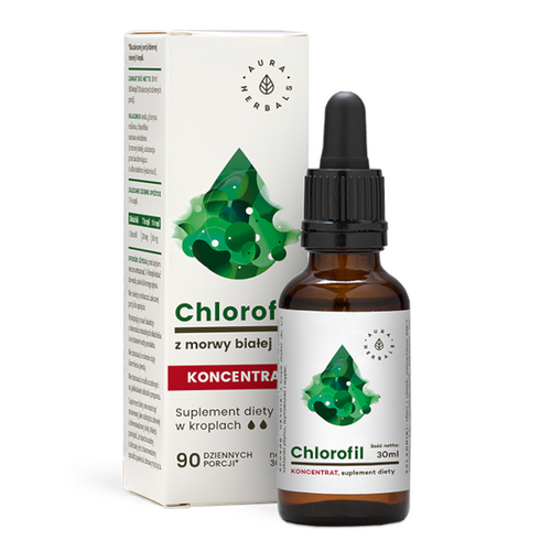 AURA HERBALS White mulberry chlorophyll drops 30 ml