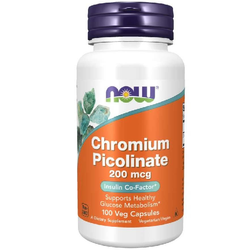 NOW FOODS Chromium Picolinate - Chromium Picolinate 200mcg 100 vkaps