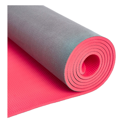 Amazon Basics Yoga mat grey-red 188x61 cm
