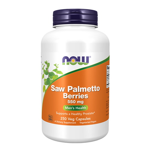 NOW FOODS Saw Palmetto Berries 550mg 250 vcaps