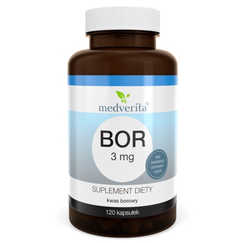 MEDVERITA Bor 3 mg Boric Acid 120 caps